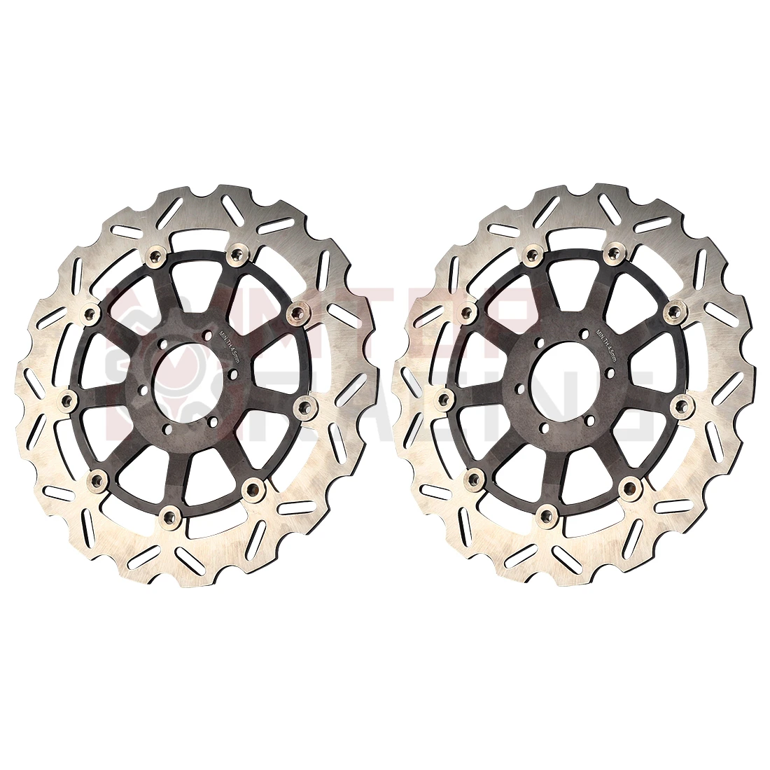 Disco Dei Rotori Del Freno Anteriore Del Motociclo Per Moto Guzzi 750 Breva Ie 2003-2007 Nevada Classic 750 2004-2013 750 Nevada 2002-2011