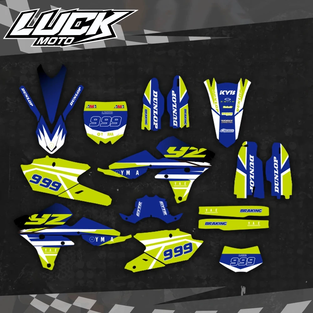 LUCKMOTO Ŀ  ׷  Į ƼĿ ŰƮ, ߸ 2016-2018 WR450F 2015-2018 YZ450FX 014 