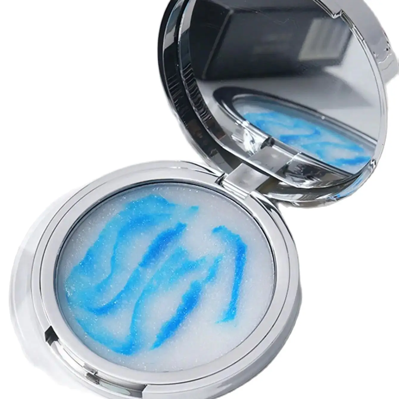 Oil Control Long-lasting Powder with Puff for Makeup Setting Waterproof Wet and Dry Facial Foundation Cosmetics