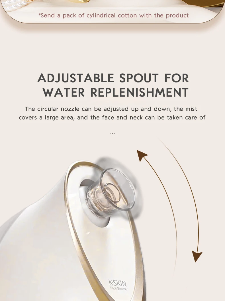 Nano Facial Steamer – Portable Warm Mist Spa Humidifier for Deep Hydration
