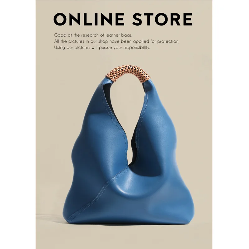 Tanie 2022 nowe damskie torby niszowa konstrukcja luksusowa moda Premium Tot torba kluska sklep