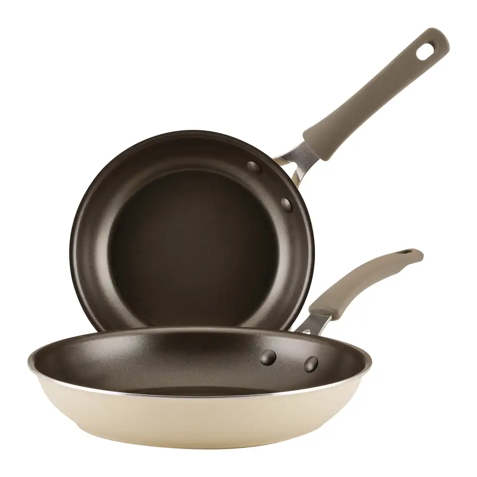 Nonstick Aluminum Frying Pan Set of Two