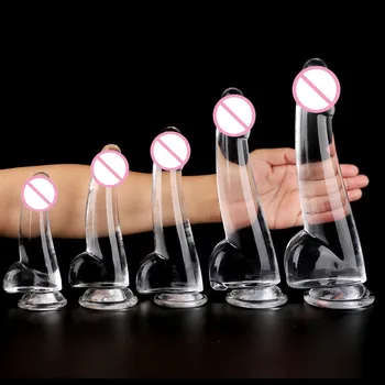 Bold Sucker Cock Dildo Silicone Penis with Suction Cup for Women Masturbation Artificial Penis Anal Sex Toys G-spot Simulation 2