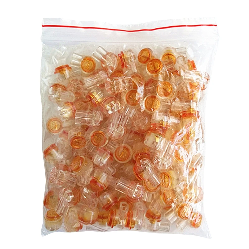 

200PCS Waterproof Telephone Line Connector, Data Phone Wire Butt Splice Ports UY2 Crimp Terminal Connectors Assortment Dropship