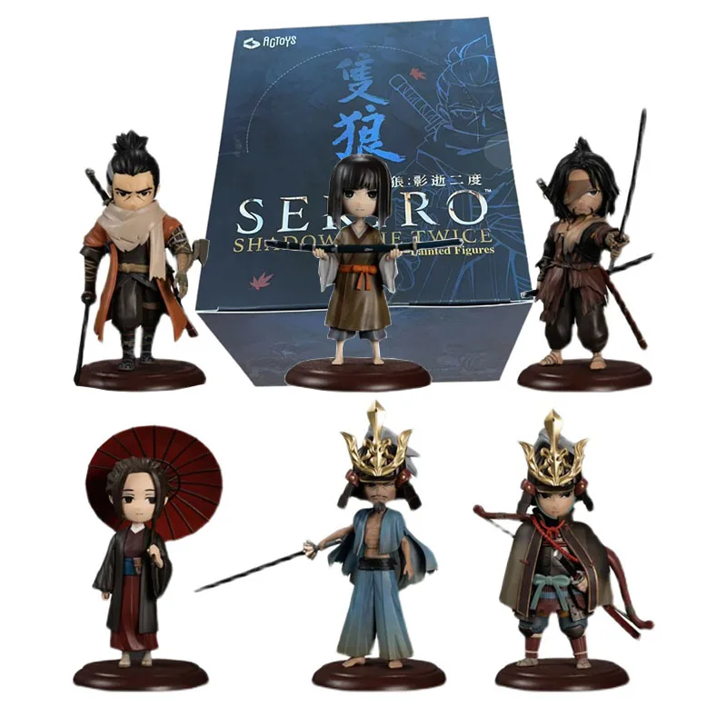 Genuine Sekiro Shadows Die Twice Garage Kit Wolf Emma Sekiro Anime Action Figures Ornamenti Modello Da Collezione Spedizione Gratuita