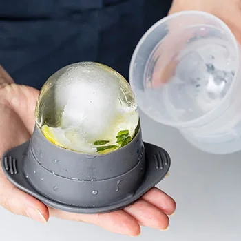 대형 볼 아이스 몰드 원형 아이스 큐브 메이커, 홈 및 바 파티 주방 위스키 칵테일, DIY 아이스크림 폼, 5cm