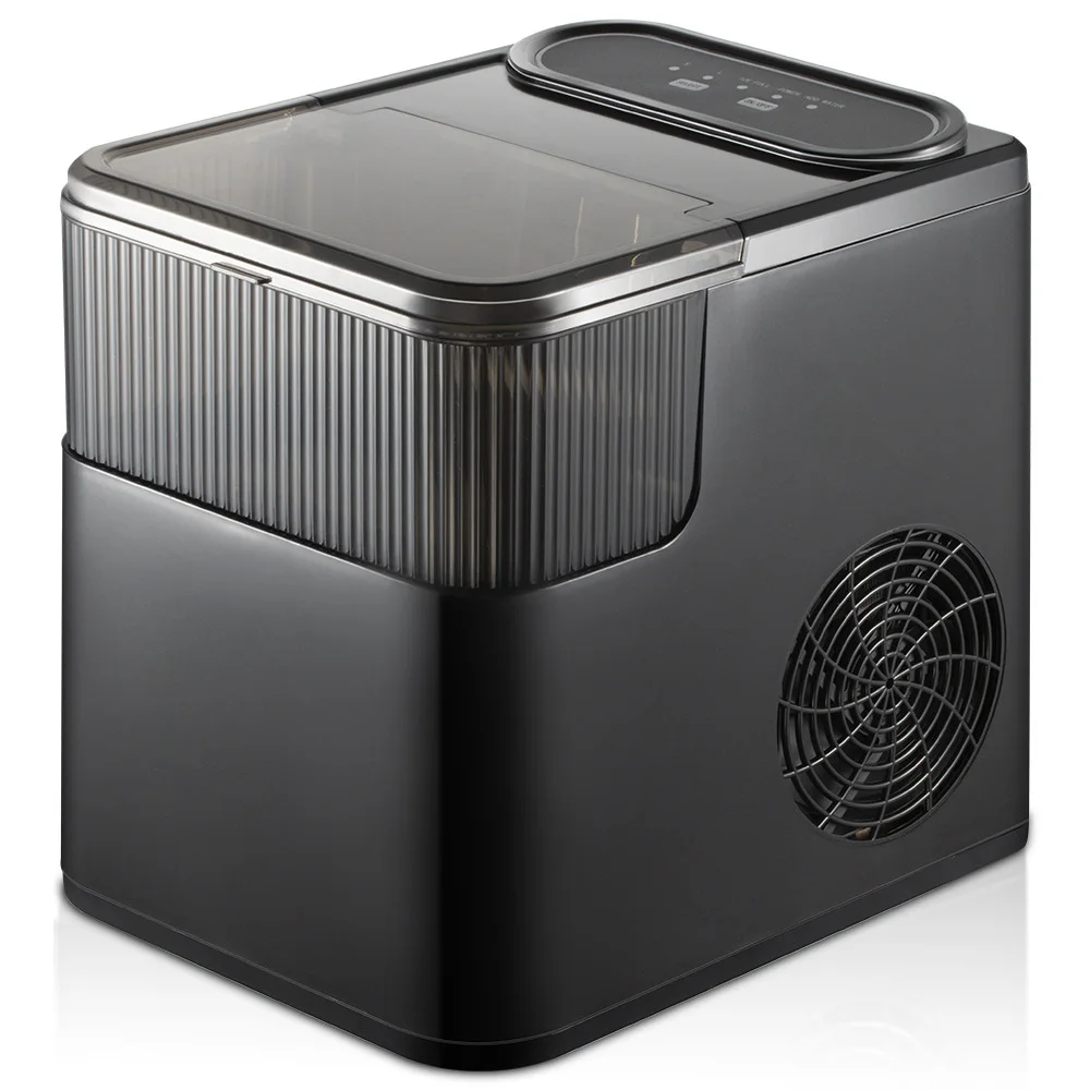Small Ice Maker Home Automatic Bullet Ice -Made Compact Ice Machine Visible Mini Ice Maker For Home/Kitchen/Office 2