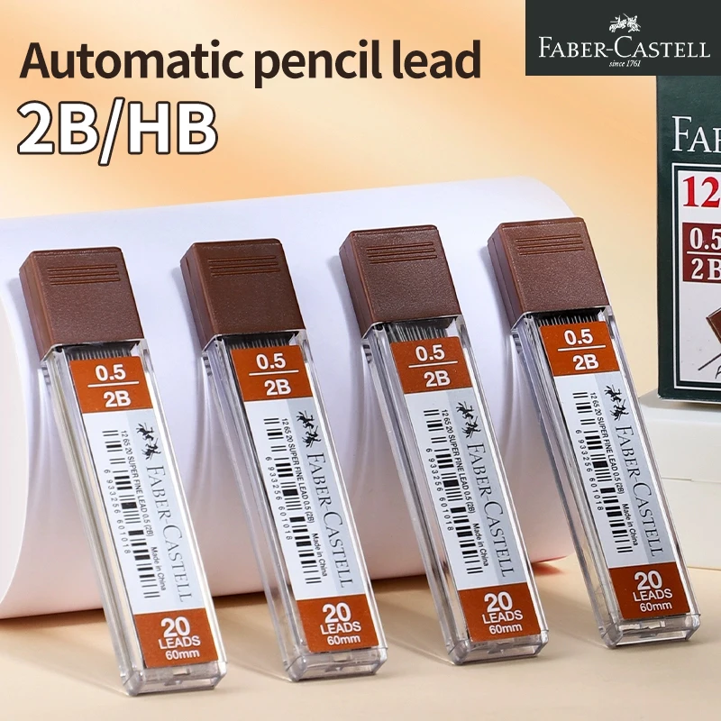 Faber Castell 0.5Mm 2B/Hb Matita Meccanica Automatica Porta Matita Automatica Ricarica Nucleo Di Piombo Cancelleria Per Schizzi