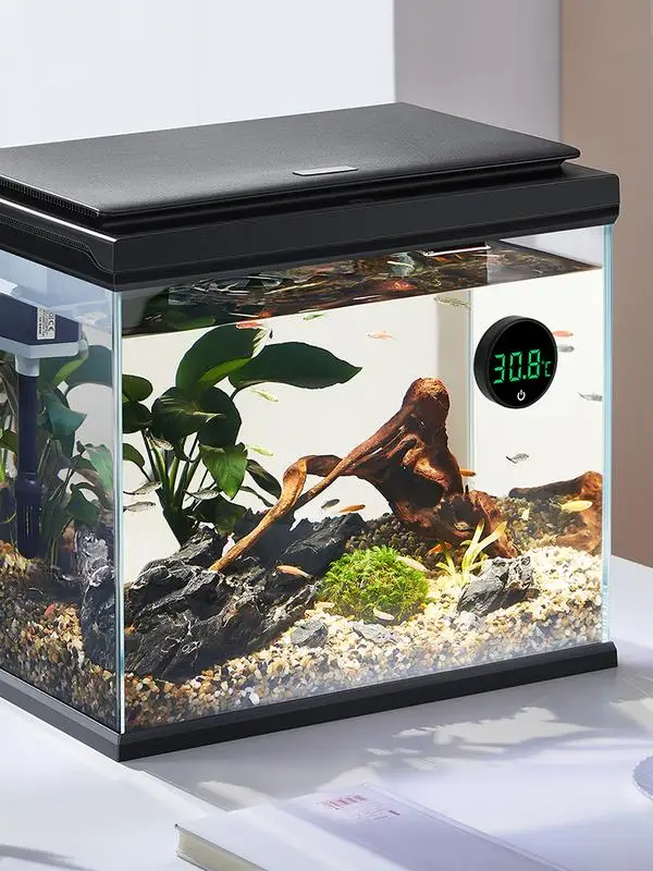 Digital Aquarium Thermometers with Led Hd Display for Aquariums Glass Containers
