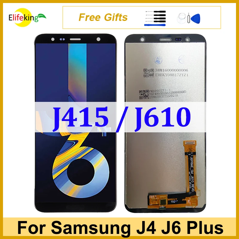 

6.0'' LCD For Samsung Galaxy J4 J6 Plus Display J610 J415 Touch Screen Replacement J610F J415F Digitizer New Repair Assembly