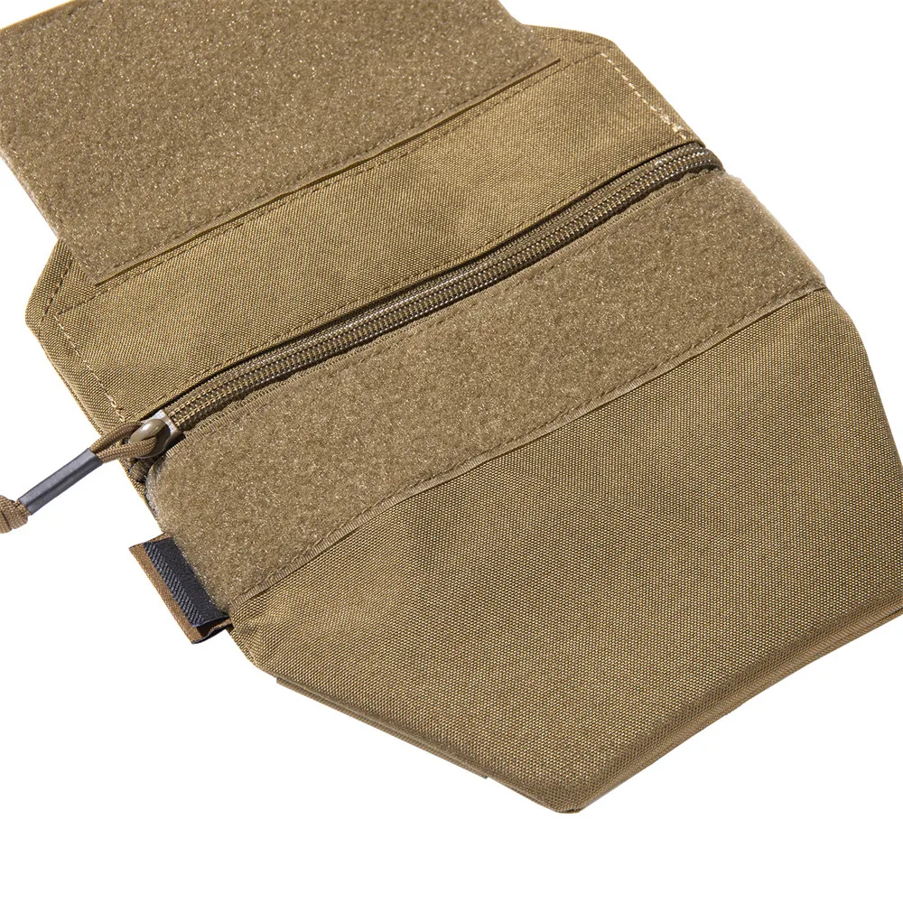 Tactical Molle Magazine Dump Pouch Protect Carrier Plate Pouch Magic Tape Vest Accessories Bag Belt Fanny Outdoor Pouch 3