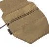 Tactical Molle Magazine Dump Pouch Protect Carrier Plate Pouch Magic Tape Vest Accessories Bag Belt Fanny Outdoor Pouch 3