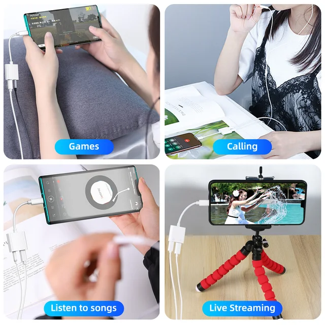 Adaptador USB-C para Áudio 3,5 mm para Dispositivos Samsung