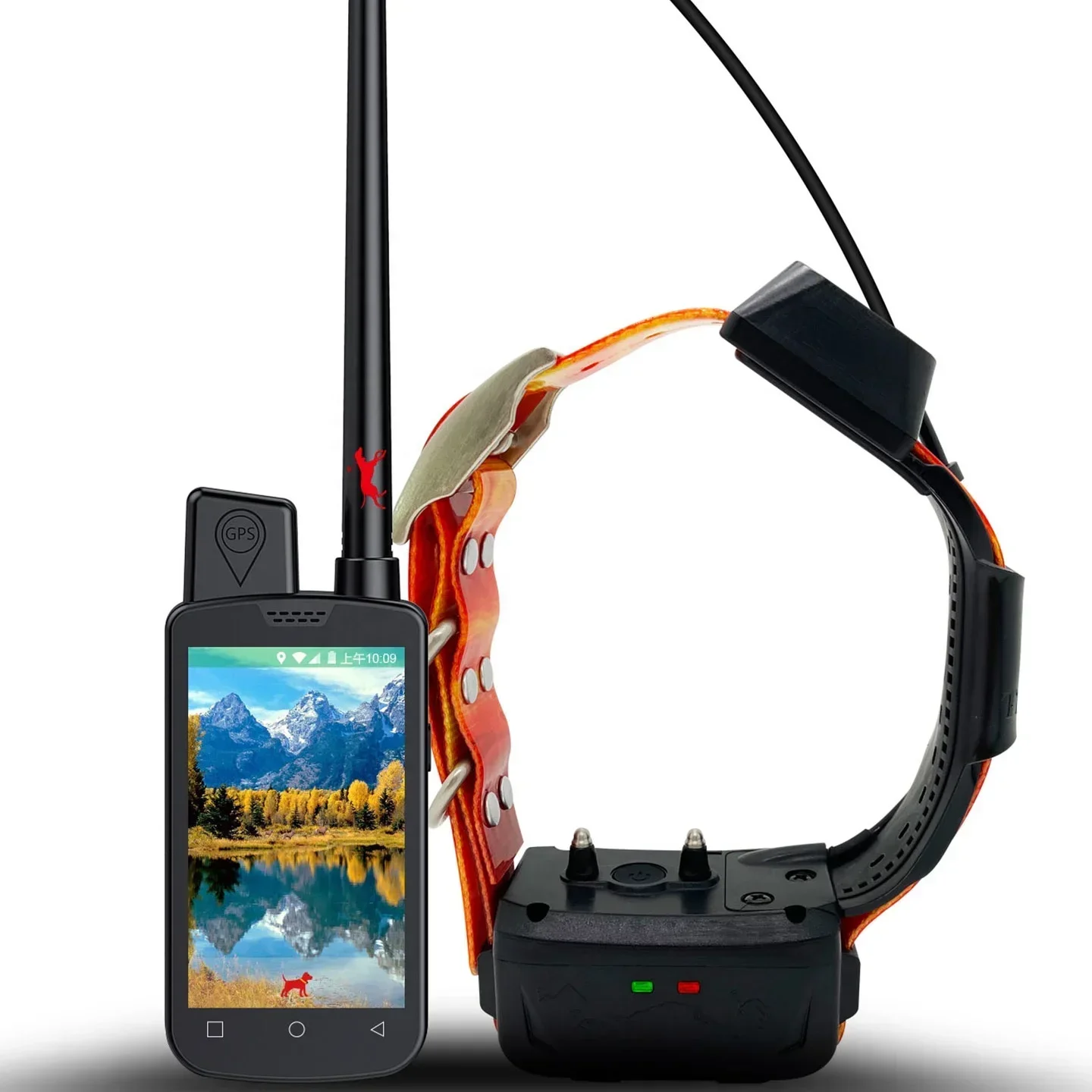 

Tracking Systems with E-Collar Option Up to 10 Mile Range Waterproof Rechargeable Dog Location Device with Handheld