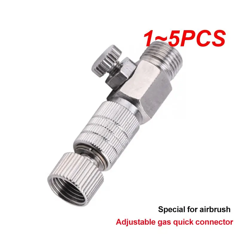 

1~5PCS Airbrush Hose Adapter Quick Release Disconnect Release Coupling Adapter Connect