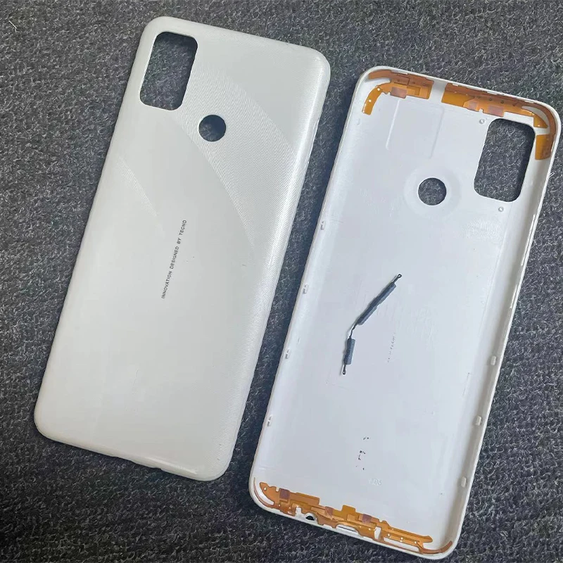 Tecno Spark 5 에어백 배터리 커버, 후면 유리 패널, 후면 문짝 하우징 케이스, 교체 부품, KD6a, 7.0 인치, 신제품