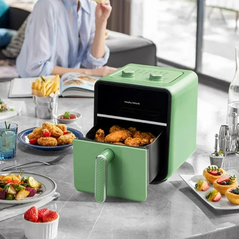 Morphyrichards 220V Air Fryer Home 3.5L Visualisation Automatic Smart All-in-One Multifunction Electric Fryer 5