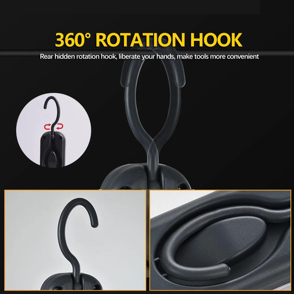 Z20 Work Light Powerful Camping Lantern 3 Mode Floodlight USB Rechargeable Work Lamp with Magnet Hook Waterproof Repair Light led lights camping lamp led work light camping lights work light