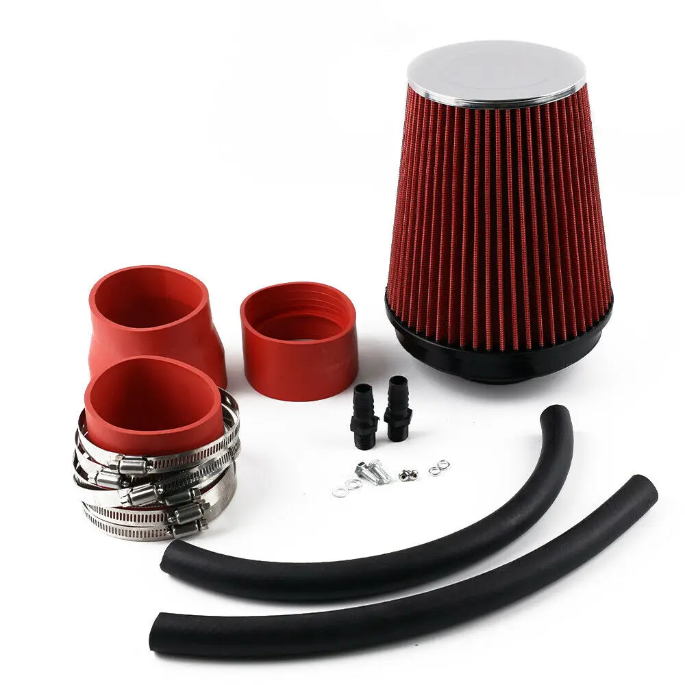 Cold Air Intake Kit For 2014-2020 Chevy/GMC/Cadillac 5.3L/6.2L V8 – Aluminum Pipe With Filter & Heat Shield