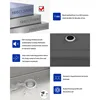 33 Inch Undermount Kitchen Sink Workstation 16 Gauge Stainless Steel Large Single Bowl Under Counter Kitchen Sinks Basin 4