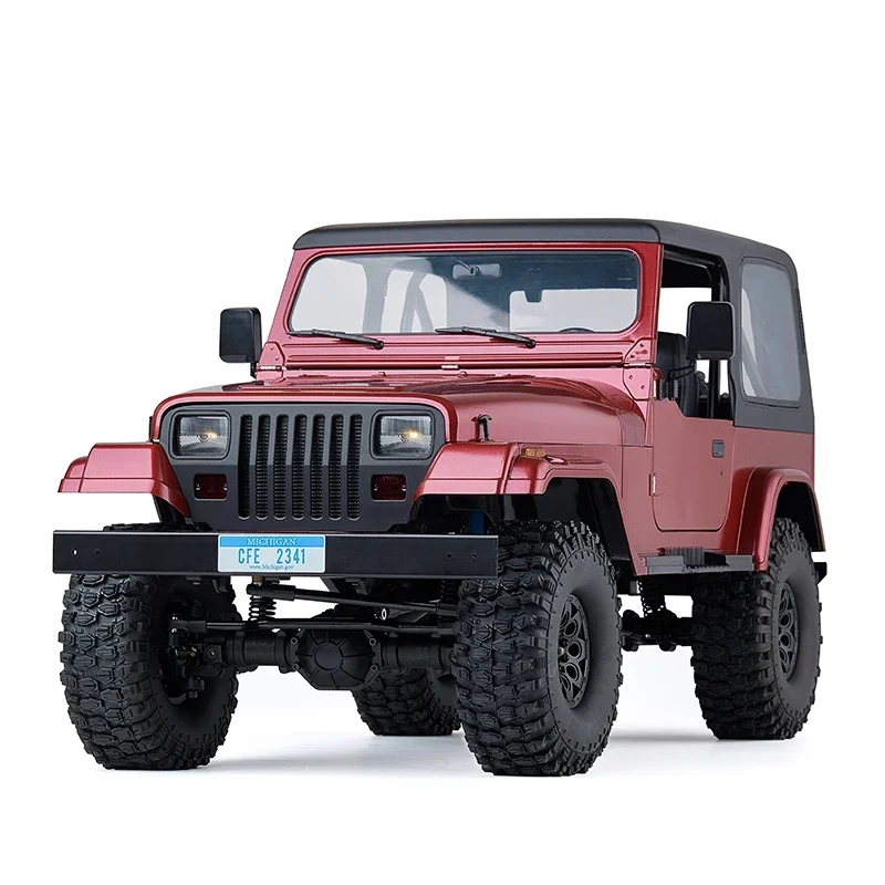 FMS ROCHOBY RC카 1/10 마시간 락 크롤러 RS 레드 4WD 오프로드 클라이밍 방수 리모컨 모델, 어린이 장난감, 소년
