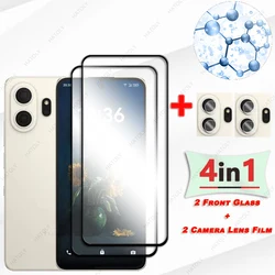 TCL NxtPaper 70 Pro Glass Black Edge Screen and Lens Protective Film - 2 Camera Lens Film