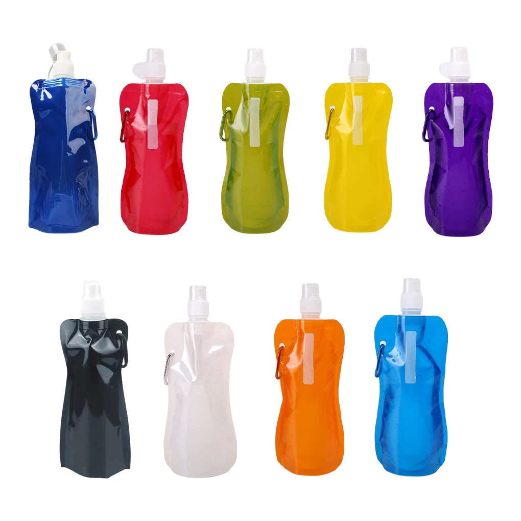

Water Bottles For Outdoor Fun - Stay Refreshed On Move Easy To Fill And Roll Up PE Collapsible Water Bottle Unique