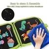 10 Pages Reusable Drawing Board Portable Painting Book Erasable Doodle Book With Pens Painting Toys Montessori Educational Toy 4