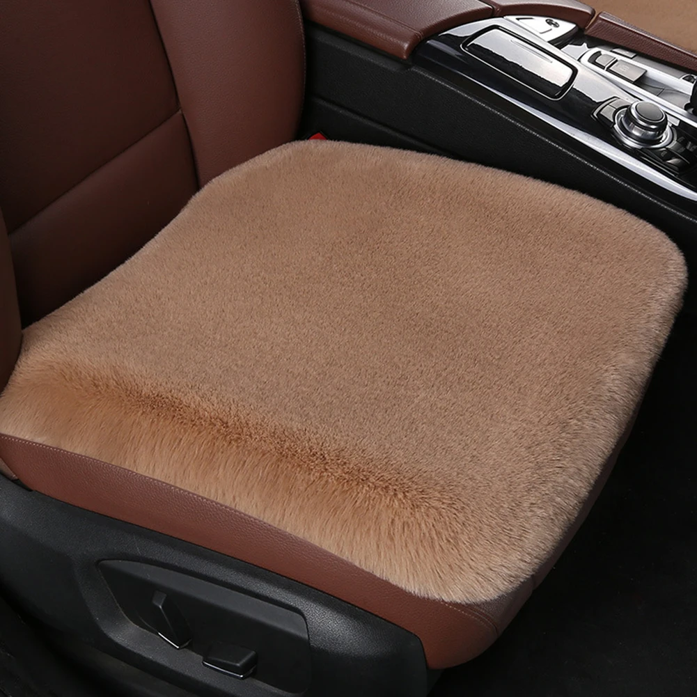 

Warm Mat Car Seat Mat Car Accessories Car Front Cushion Plush Rabbit Fur Purely Handmade Warm Thickened Cushion