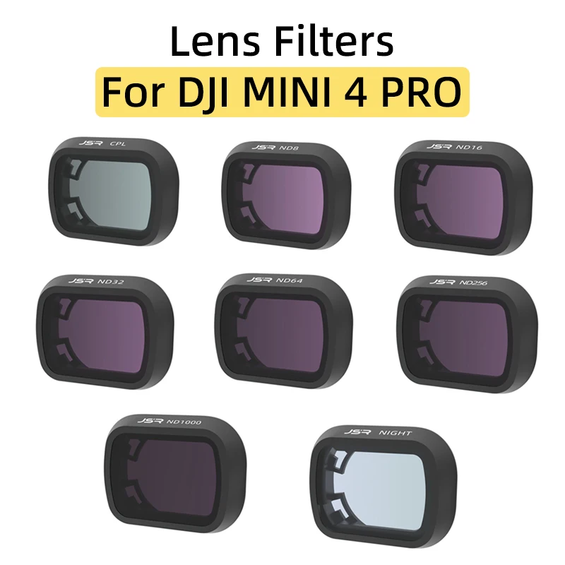 Для DJI Mini 4 Pro Drone Gimnbal Camera Lens UV/CPL/ND/Star/Natural Night Filter Wide AngleT Filter NDPL Filter Set Accessories