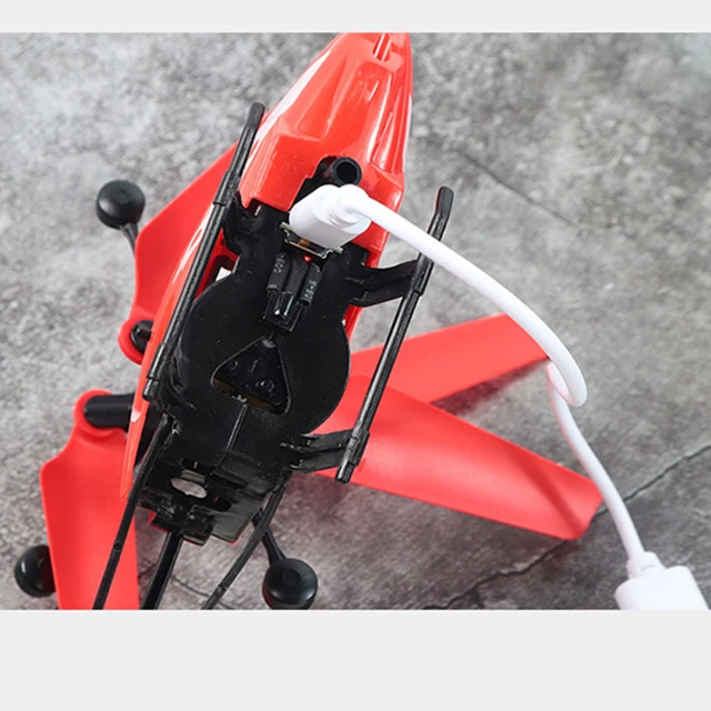 RC Aircraft Infrared Gesture Sensing 2 Channel Suspension Helicopter Anti-fall Charging Light Aircraft Toys Children's Gift 5