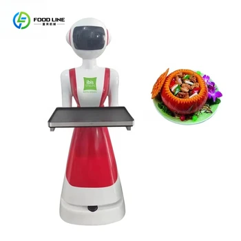 Robot da ristorante più venduto, servizio cameriere, robot commerciale per la consegna di cibo per carichi pesanti, per grandi vantaggi di sala da pranzo