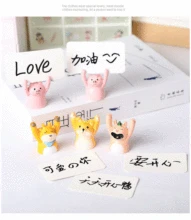 

Cartoon Resin Crafts Home Decoration Bedroom Decoration Important Event Reminder Card Panda Piggy Deer Tiger Squirrel Cat AA013
