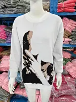 Autumn Winter Women Retro Pullover Sweater Fashion Long Sleeve Star Pattern Y2K Sweater Lady Casual Harajuku Knit Sweater Unisex - Image 6