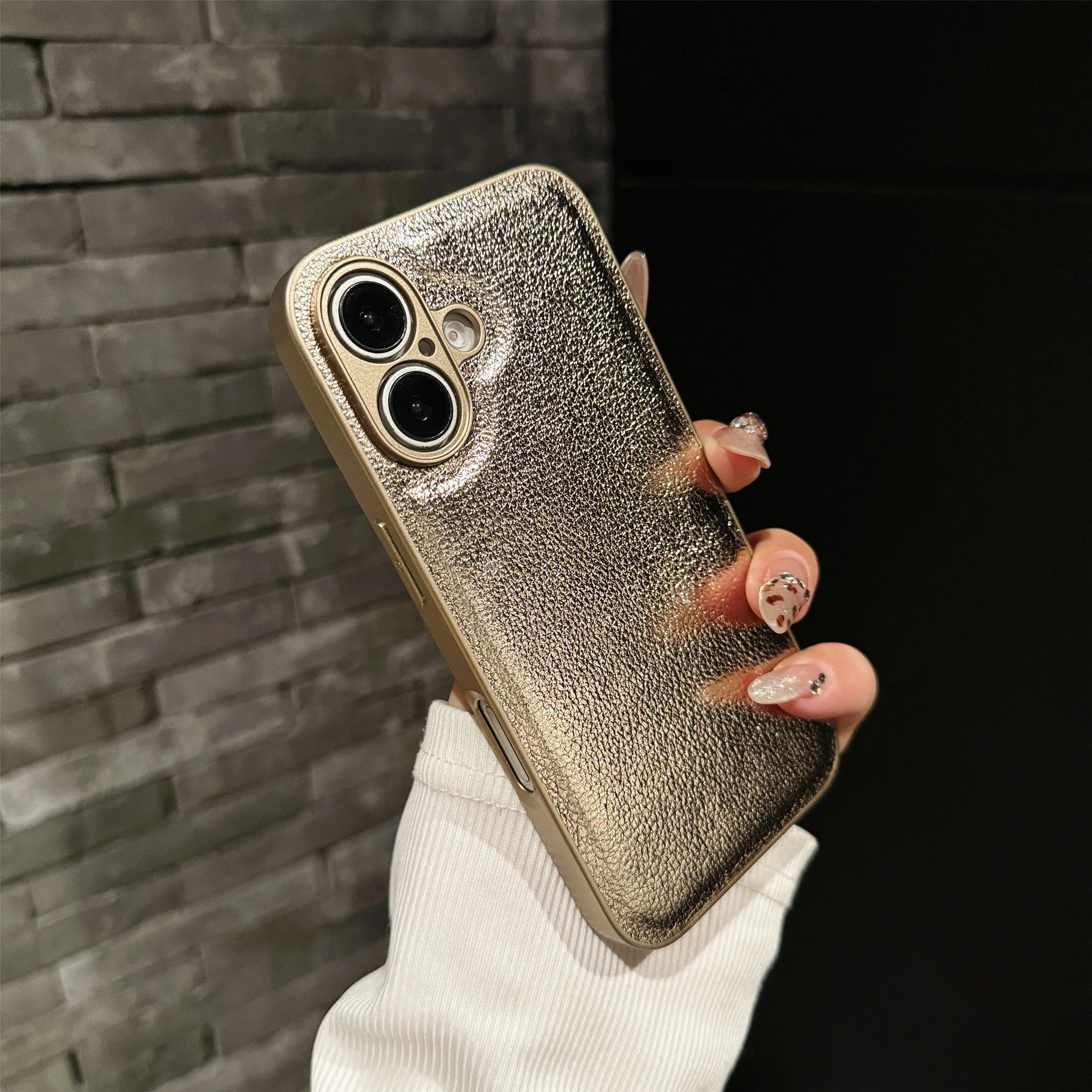 Leather & Silicone Protective Phone Case - Enhanced Durability & Style