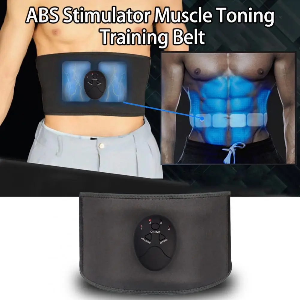 

Wireless Muscle Stimulator Trainer Smart Fitness Abdominal Training Electric Weight Loss Belt Body Slimming Belt for Unisex