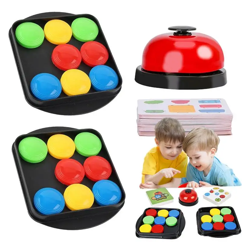 

Table Board Game Color Recognition Blocks Matching Puzzle Block Puzzle Color Sorter Interactive Fun Board Game Toys For Kids 3