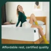 ZINUS Green Tea Memory Foam Mattress [New Version], Fiberglass free, Medium Firm Feel, Zoned Pressure Relief, Cer 2