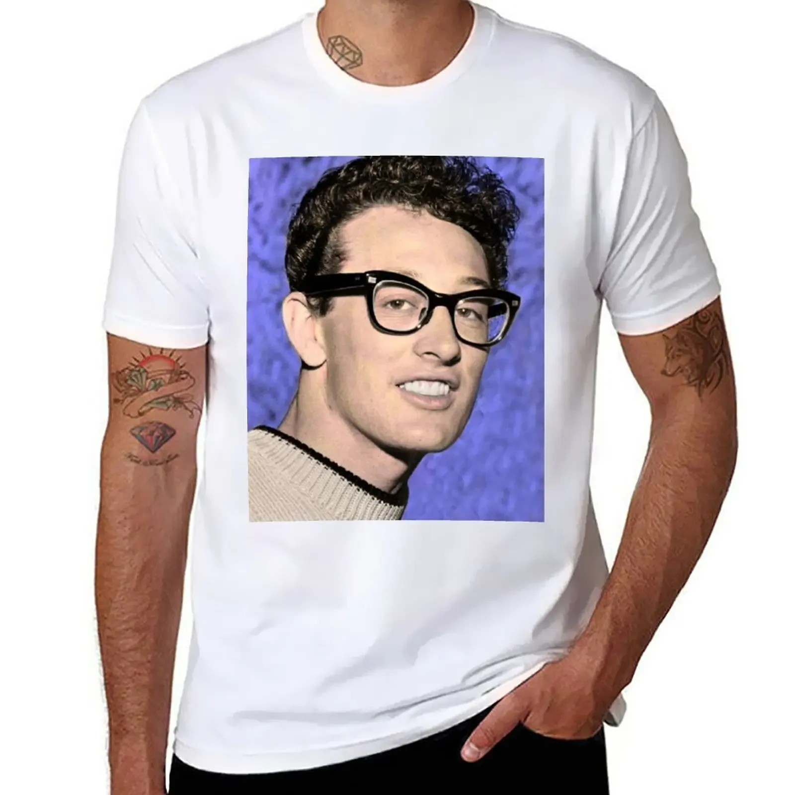 

buddy holly T-Shirt quick drying shirts graphic tees heavyweight t shirts for men