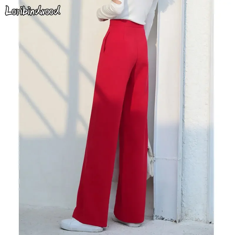 Staycation Wide Leg Drawstring Pant - Red Clay | Three Bird Nest