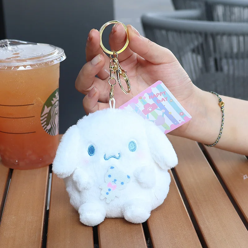 Plush Toys Plush Coin Purse Plush Keychain Plush Key Chain Cartoon Cute Sanrio Melody Plush Purse Keychain Hello Kitty Coin Purse Cinnamoroll Plush Pendant Soft Stuffed Toy for Girl