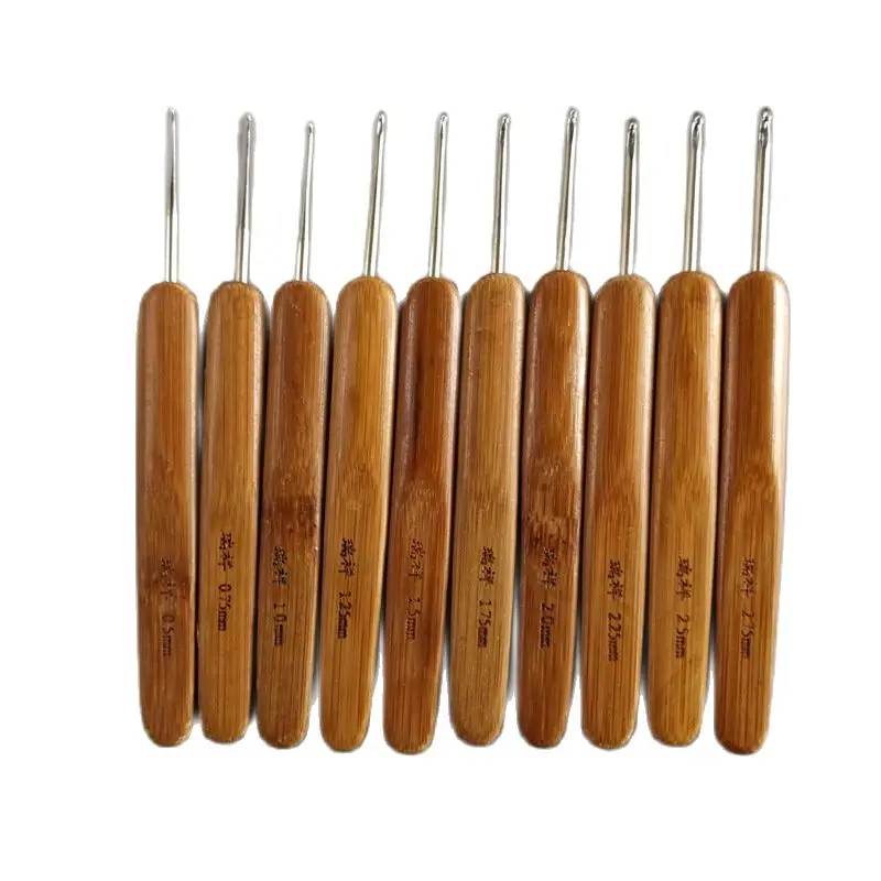 Crochet Hook Single Pointed Bamboo Knitting Hooks Hook Knitting Metal
