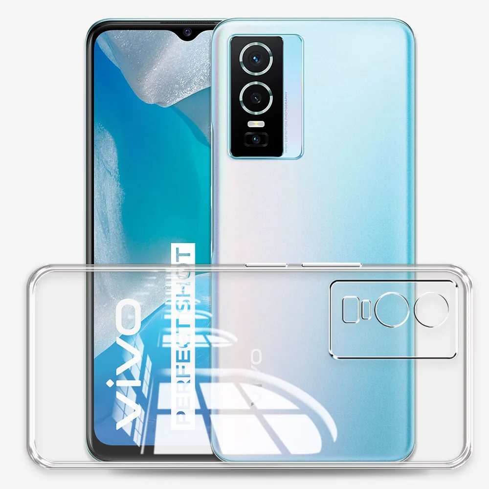 For Vivo Y74S Y76 Y76S 5G Case Silicone Soft Clear Cover For Vivo Y76S Vivo Y76 5G V2124 Shockproof Phone Case or VIVOY76S Coque 3