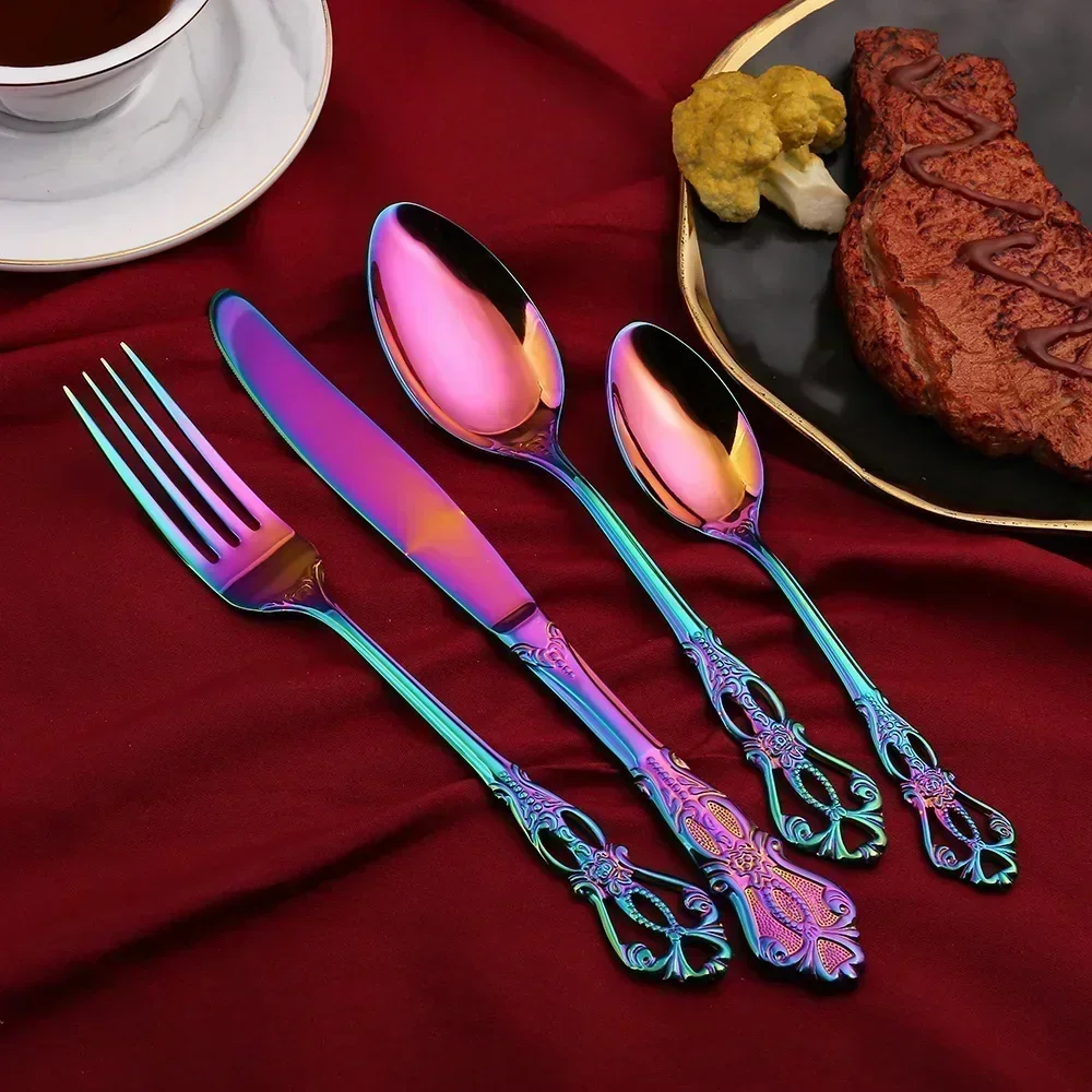 Golden Cutlery Set 3