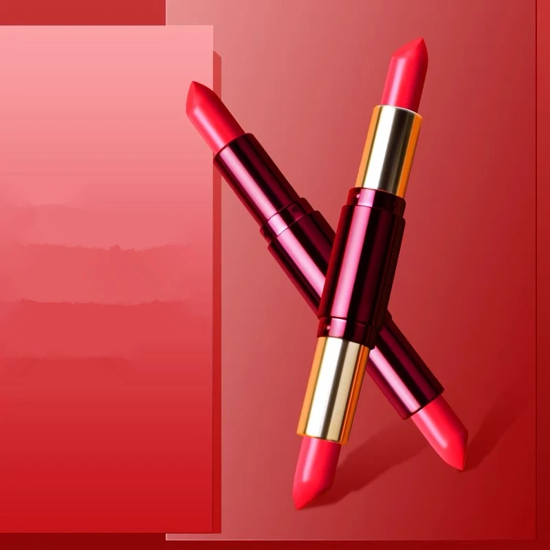 50pcs Double Sides 12.1mm Lipstick Packaging Container Empty Double Head Lip Gloss Tubes DIY Makeup Lip Balm Packing Bottle