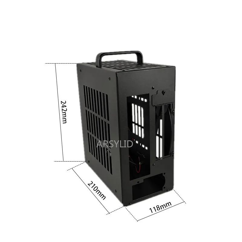 6.1L A4 Chassis HTPC Mini ITX Game Computer 170x190 170x170 Support Graphics Card RTX2070 I7 Independent Display Case Dream D21
