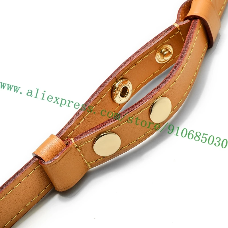 Genuine Calfskin Shoulder Strap For Designer Women Dauphiine Handbag Lady Boulogne Bag Long-shoulder and Short-shoulder Carry