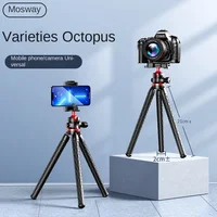 Roreta 2025 new Flexible Octopus Tripod for Phone Camera DSLR 2in1 Design Tripod With Phone Holder Side Cold Shoe 1/4'' Screw - Image 2