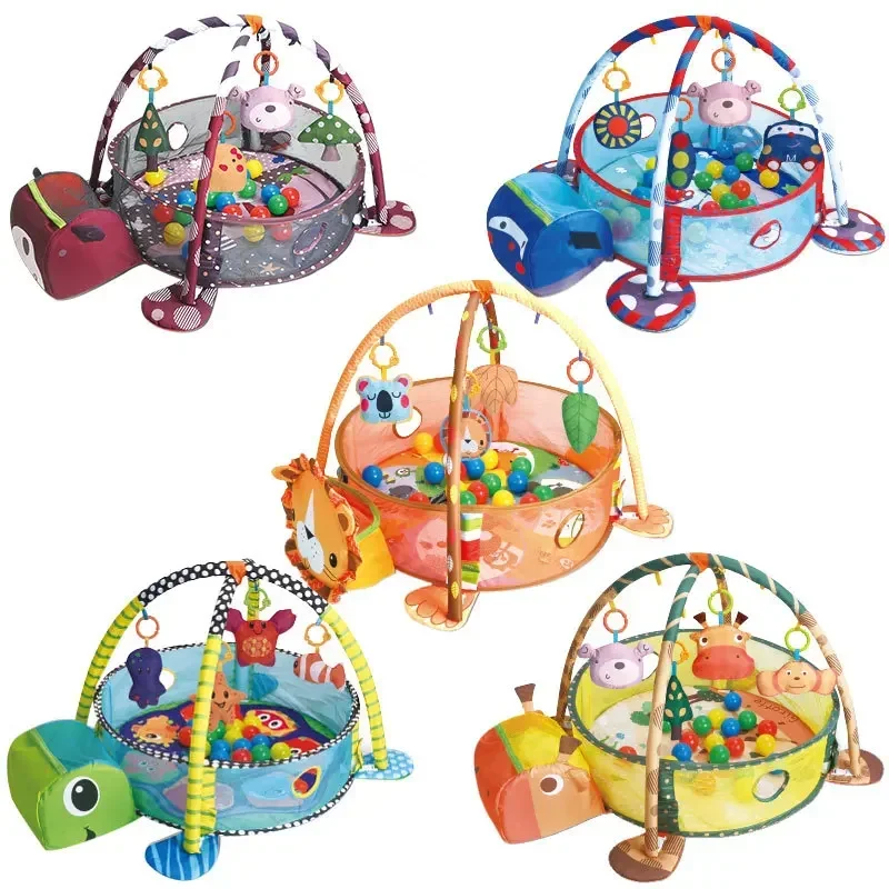 Baby Fitness Frame Crawling Game Blanket Multifunctional Educational Mats Fence Crawling Blanket Infant Rug Enlightenment Toys