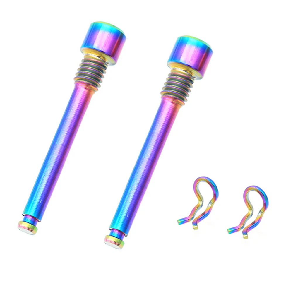 

Lightweight and Durable M4 Titanium Alloy Pin and Steel Circlip Set for Bicycle Hydraulic Disc Brake Pad Bolt Replacement